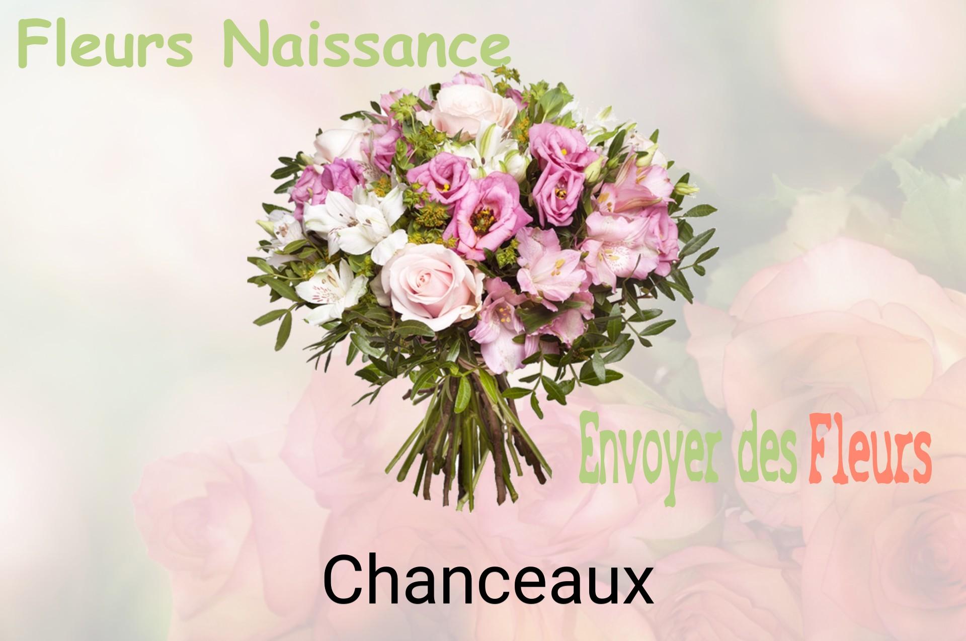 Bouquet de fleurs de naissance livré à Chanceaux